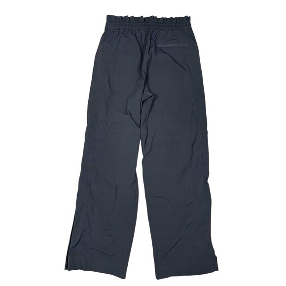 Athleta Trekkie High Rise Parachute Pants Size 4 Black Zip Ankle Elastic Waist - Picture 2 of 12